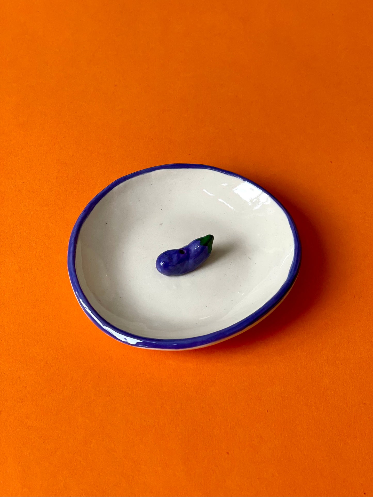 Incense Holder - Aubergine