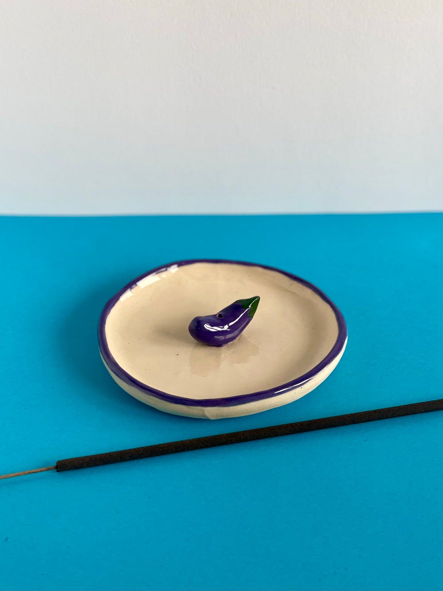 Incense Holder - Aubergine
