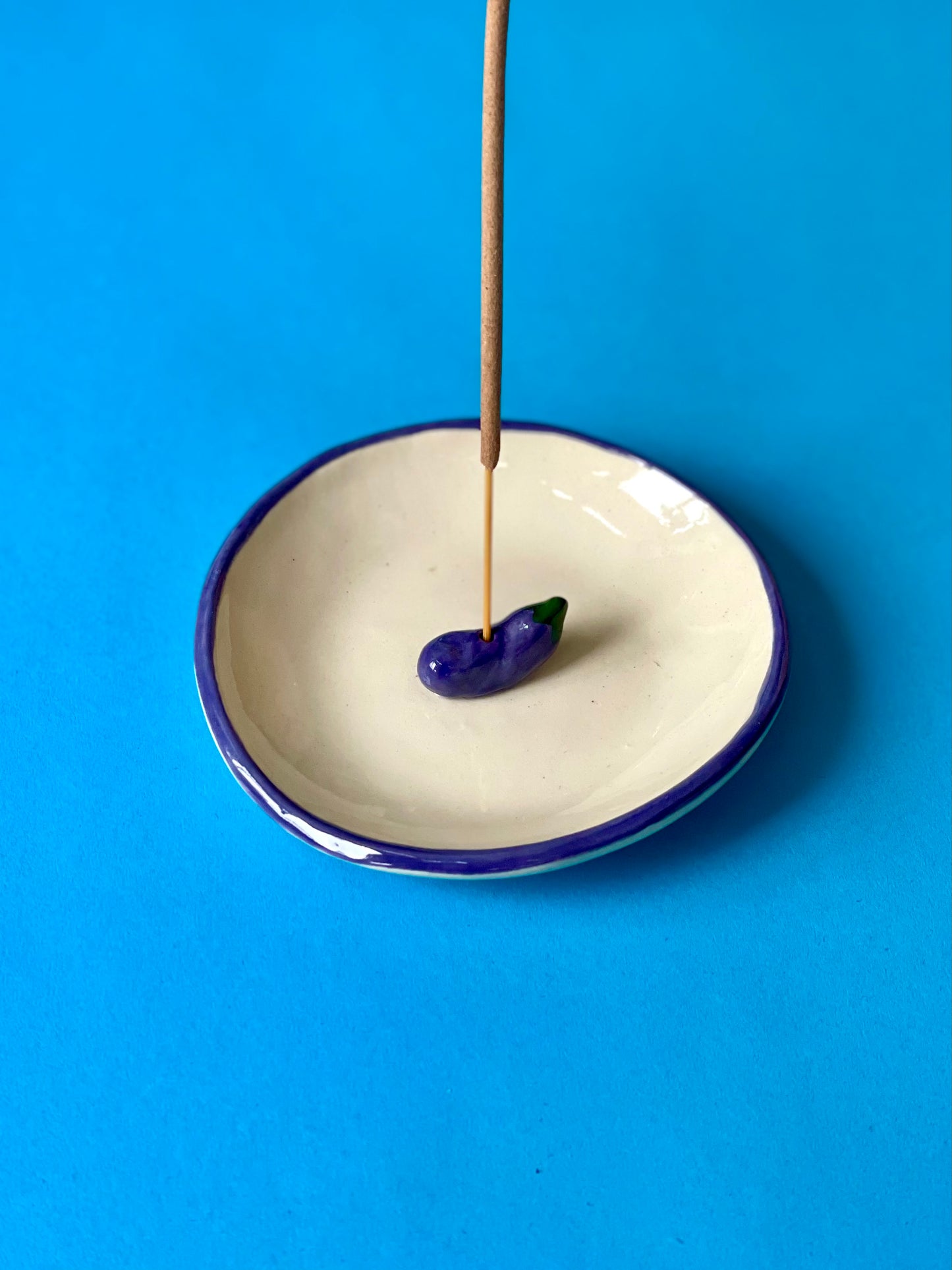Incense Holder - Aubergine