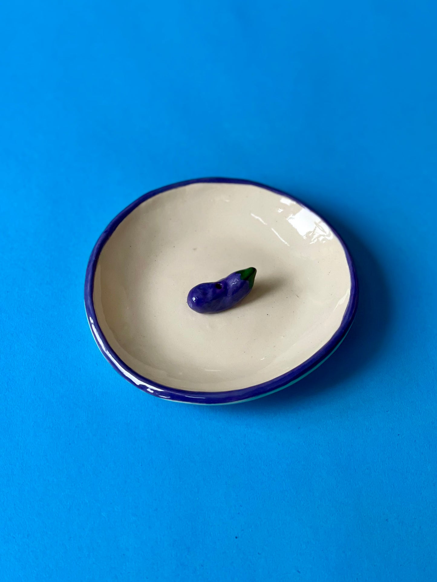 Incense Holder - Aubergine